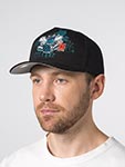 Бейсболка MITCHELL NESS арт. HP12161-CHOBLCK Charlotte Hornets NBA (черный)
